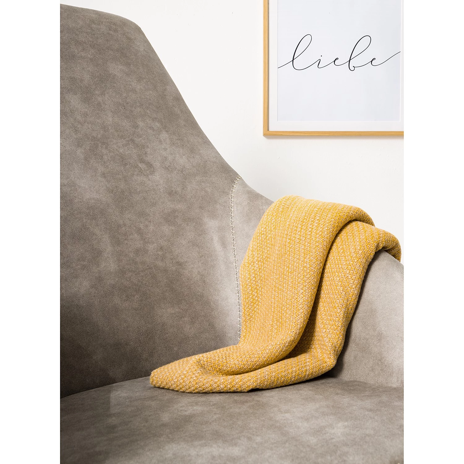 Mørteens Rocking chair Kumia I - Aspect cuir vieilli - Gris 14 Mørteens Rocking chair Kumia I - Aspect cuir vieilli - Gris – Image 12