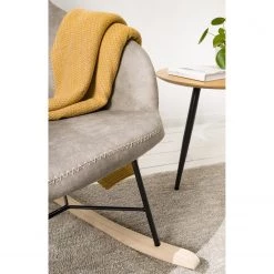 Mørteens Rocking chair Kumia I - Aspect cuir vieilli - Gris 37 Mørteens Rocking chair Kumia I - Aspect cuir vieilli - Gris -Meubles de salon Soldes 1000208986 210428 10061800021 DETAILS P000000001000208986