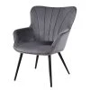Mørteens Fauteuil Boltby I - Velours - Anthracite 1 Mørteens Fauteuil Boltby I - Velours - Anthracite -Meubles de salon Soldes 1000209128 200415 11581800002 IMAGE P000000001000209128