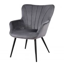 Mørteens Fauteuil Boltby I - Velours - Anthracite