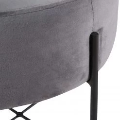 Repose-pieds capitonné Bohemia - Velours -Meubles de salon Soldes 1000209151 200415 11594300082 DETAILS P000000001000209151