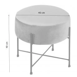 Repose-pieds capitonné Bohemia - Velours -Meubles de salon Soldes 1000209151 200415 11594600085 SKETCH DETAILS P000000001000209151 sketch