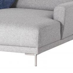 Fredriks Canapé d’angle Burney - Tissu - Gris clair - Méridienne courte à droite (vue de face) -Meubles de salon Soldes 1000209173 200415 12034600273 DETAILS P000000001000209173