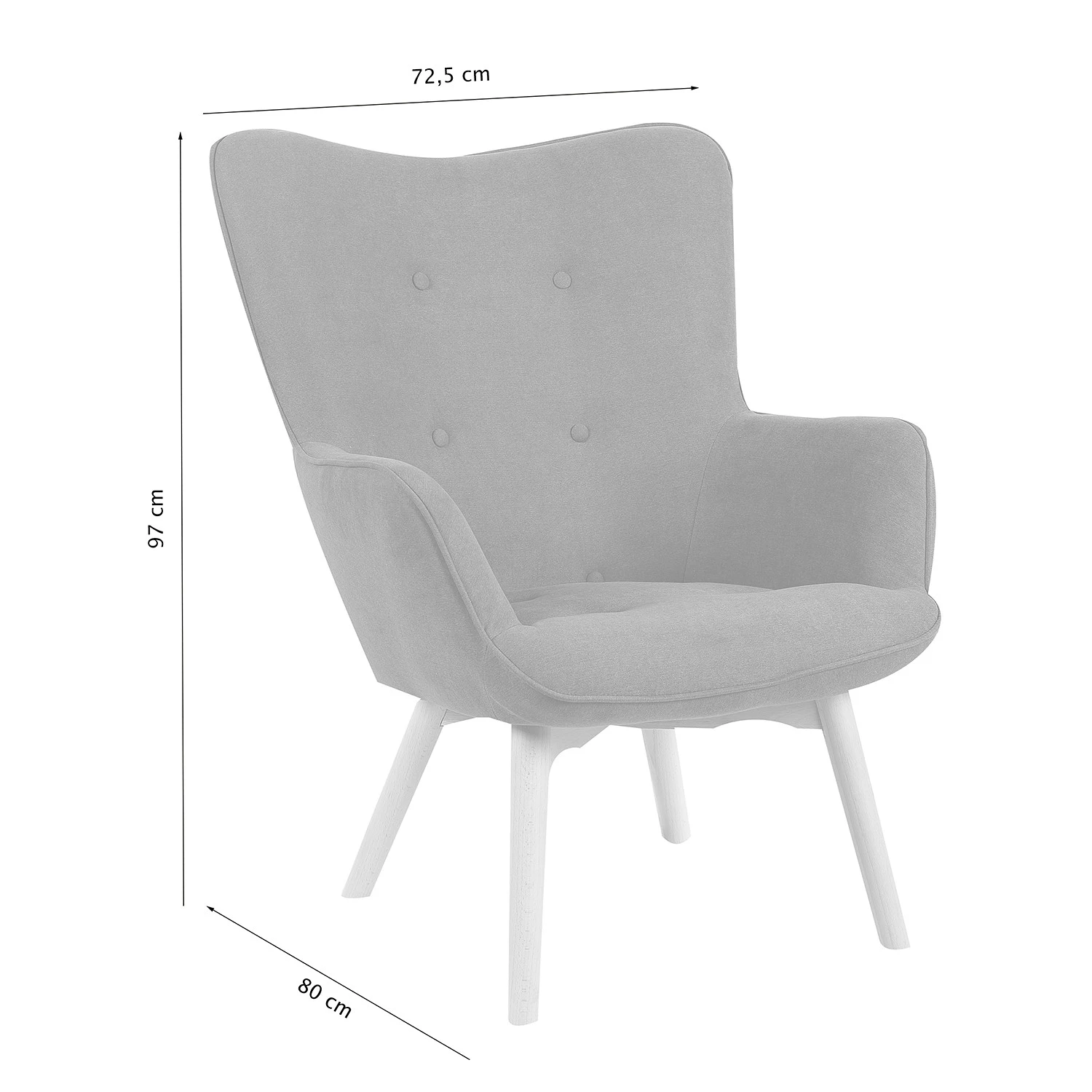 Mørteens Fauteuil Kausala - Tissu - Avec repose-pieds 17 Mørteens Fauteuil Kausala - Tissu - Avec repose-pieds – Image 15