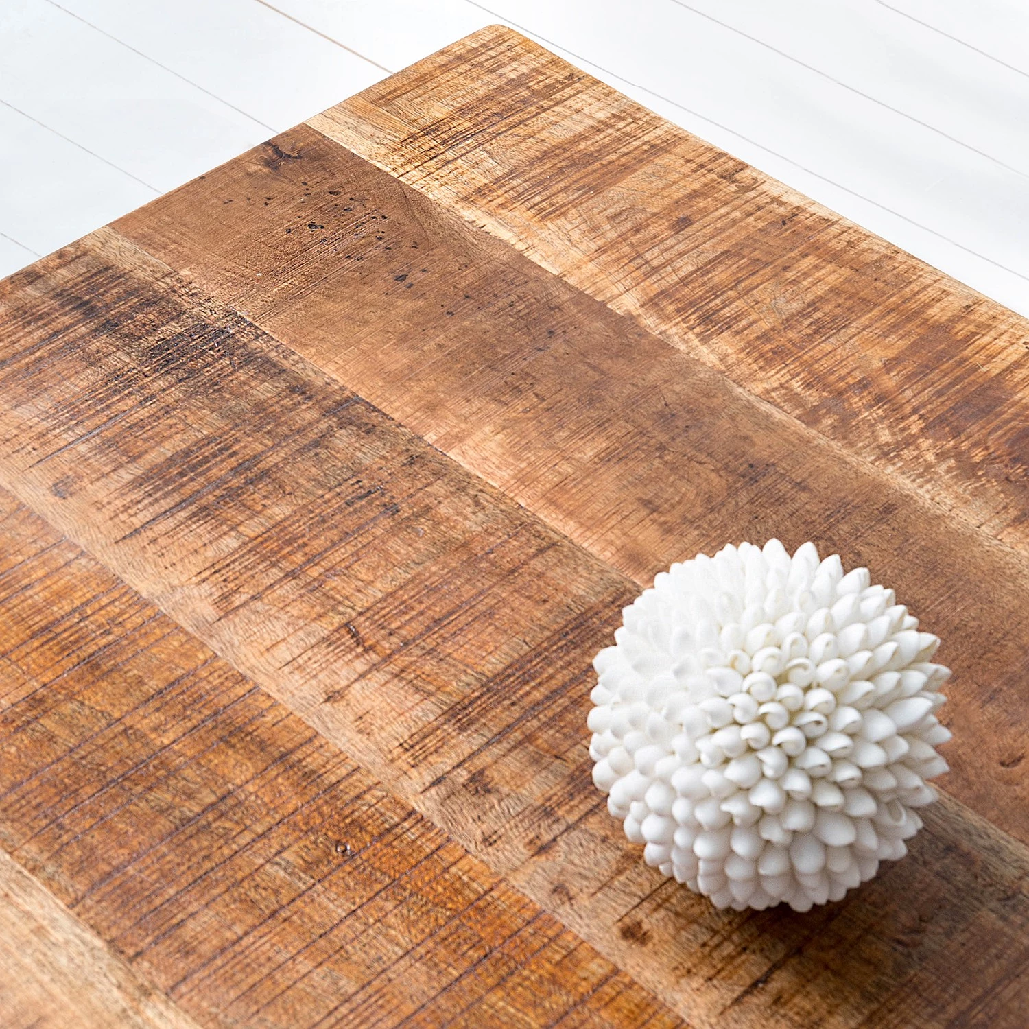 Maison Belfort Table basse Newhaven - Manguier massif - Manguier / Blanc 9 Maison Belfort Table basse Newhaven - Manguier massif - Manguier / Blanc – Image 7