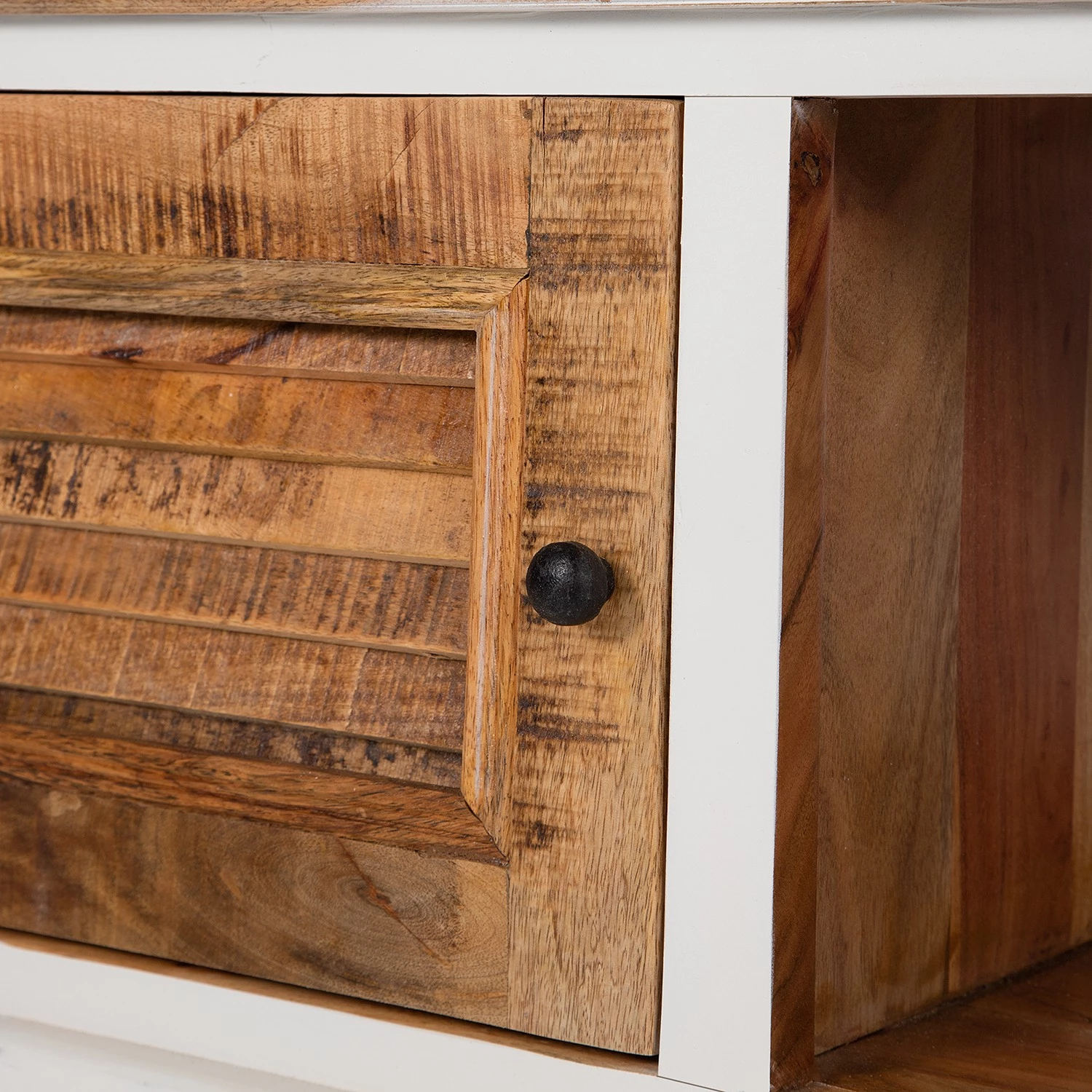 Maison Belfort Table basse Newhaven - Manguier massif - Manguier / Blanc 14 Maison Belfort Table basse Newhaven - Manguier massif - Manguier / Blanc – Image 12