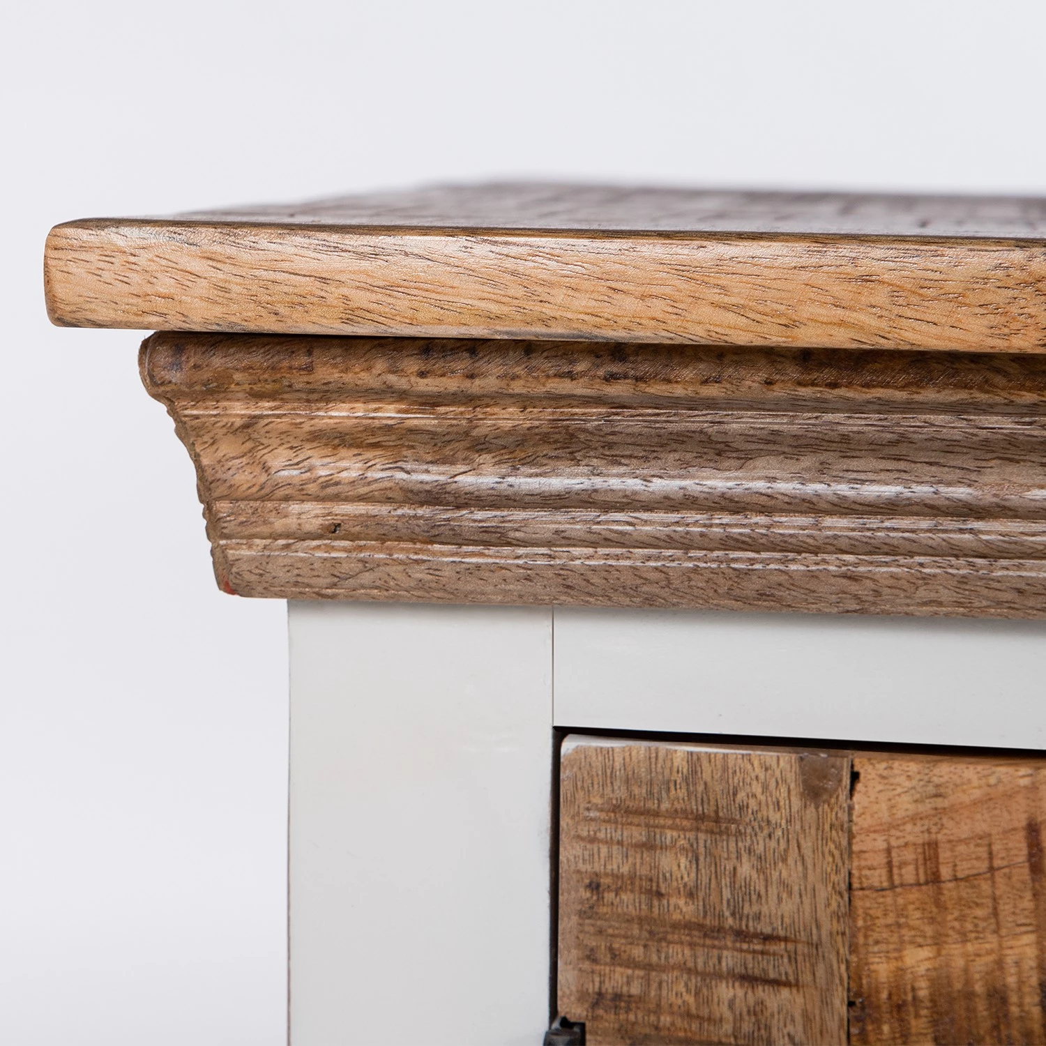 Maison Belfort Table basse Newhaven - Manguier massif - Manguier / Blanc 17 Maison Belfort Table basse Newhaven - Manguier massif - Manguier / Blanc – Image 15