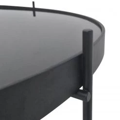 Loftscape Table basse Verrado - Verre / Métal - Noir -Meubles de salon Soldes 1000209611 220209 12152100080 DETAILS P000000001000209611