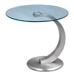 Loftscape Bout de canapé Semer I - Verre / Métal - Argenté