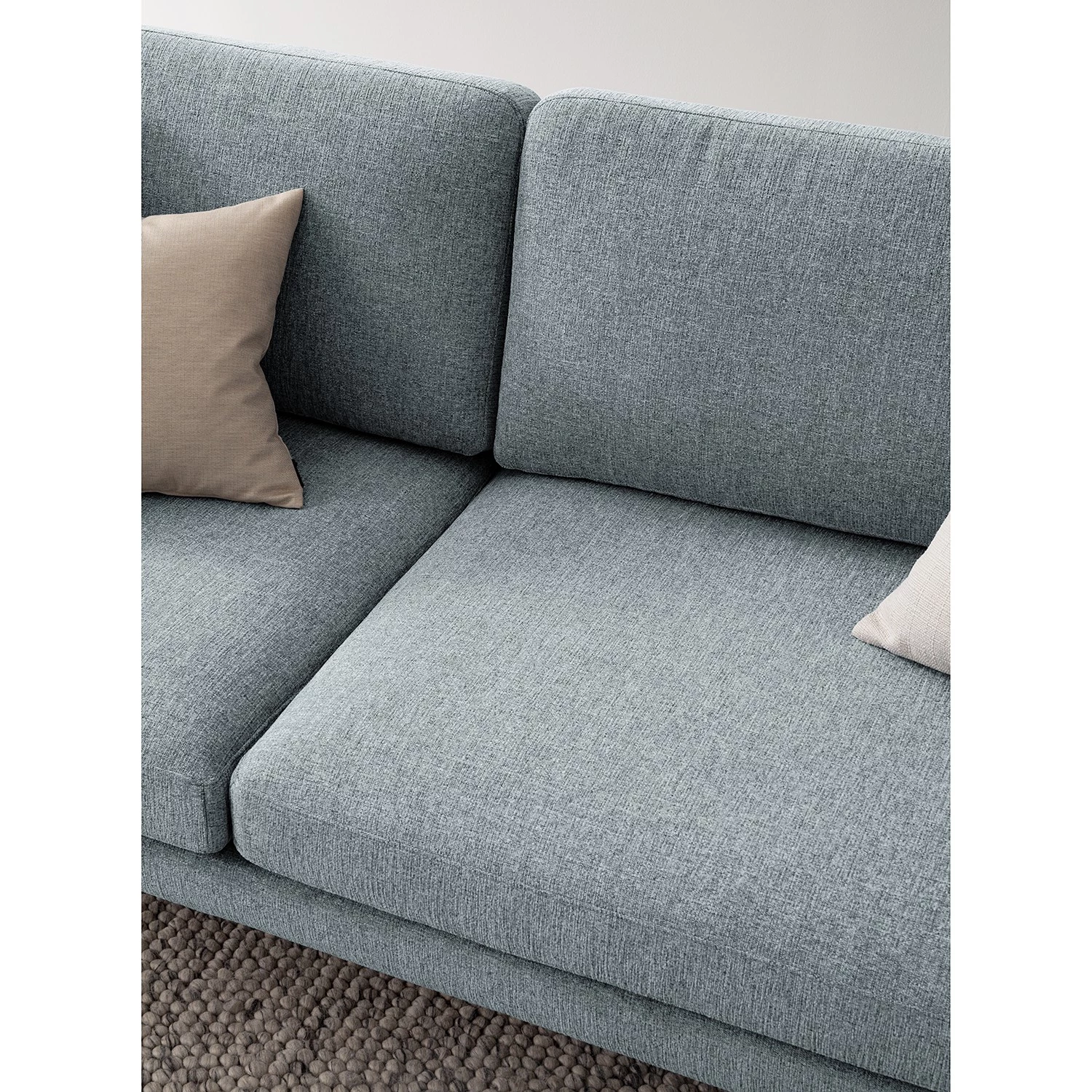 Fredriks Canapé Bellaire(2-3 places) - Tissu mélangé - Bleu pastel - Argenté 9 Fredriks Canapé Bellaire(2-3 places) - Tissu mélangé - Bleu pastel - Argenté – Image 7