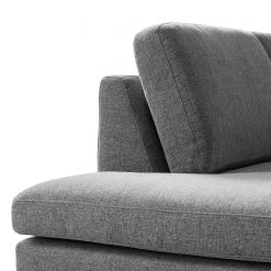 Fredriks Canapé d’angle Bellaire - Gris - Méridienne longue à gauche (vue de face) - Noir -Meubles de salon Soldes 1000209740 201110 13551300545 DETAILS P000000001000209740