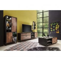 Red Living Ensemble meubles TV Hixson I (3 élém.) - Imitation chêne de tonneau / Noir -Meubles de salon Soldes 1000210793 200723 13094900009 MOOD DETAILS P000000001000210793 mood