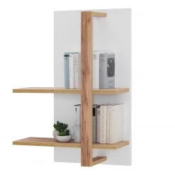 Loftscape Ensemble meubles TV Mundai II (3 élém.) - Avec éclairage  - Blanc / Imitation chêne de Wotan -Meubles de salon Soldes 1000210798 200430 14333600062 DETAILS P000000001000210798