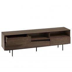Red Living Meuble TV Kluuvi - Placage en bois véritable - Noyer / Noir 18 Red Living Meuble TV Kluuvi - Placage en bois véritable - Noyer / Noir -Meubles de salon Soldes 1000210869 200429 17354100011 DETAILS P000000001000210869