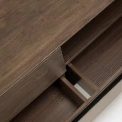 Red Living Meuble TV Kluuvi - Placage en bois véritable - Noyer / Noir 19 Red Living Meuble TV Kluuvi - Placage en bois véritable - Noyer / Noir -Meubles de salon Soldes 1000210869 200429 17354200012 DETAILS P000000001000210869