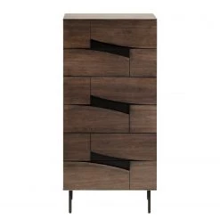 Red Living Commode Kluuvi II - Placage en bois véritable - Noyer / Noir -Meubles de salon Soldes 1000210870 200429 17354700018 DETAILS P000000001000210870