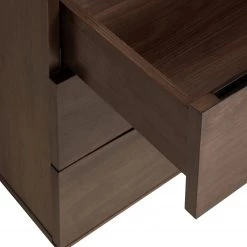 Red Living Commode Kluuvi II - Placage en bois véritable - Noyer / Noir -Meubles de salon Soldes 1000210870 200429 17355000022 DETAILS P000000001000210870