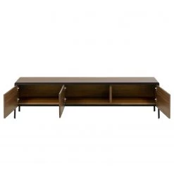 Red Living Meuble TV Juuka - Placage en bois véritable - Noyer / Noir 22 Red Living Meuble TV Juuka - Placage en bois véritable - Noyer / Noir -Meubles de salon Soldes 1000210883 200429 17361800055 DETAILS P000000001000210883