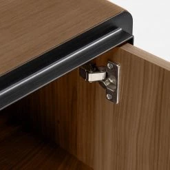 Red Living Buffet Juuka - Placage en bois véritable - Noyer / Noir -Meubles de salon Soldes 1000210884 200429 17362700067 DETAILS P000000001000210884