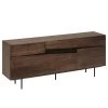 Red Living Buffet Kuuvi - Placage en bois véritable - Noyer / Noir 2 Red Living Buffet Kuuvi - Placage en bois véritable - Noyer / Noir -Meubles de salon Soldes 1000210885 200429 17363000070 IMAGE P000000001000210885