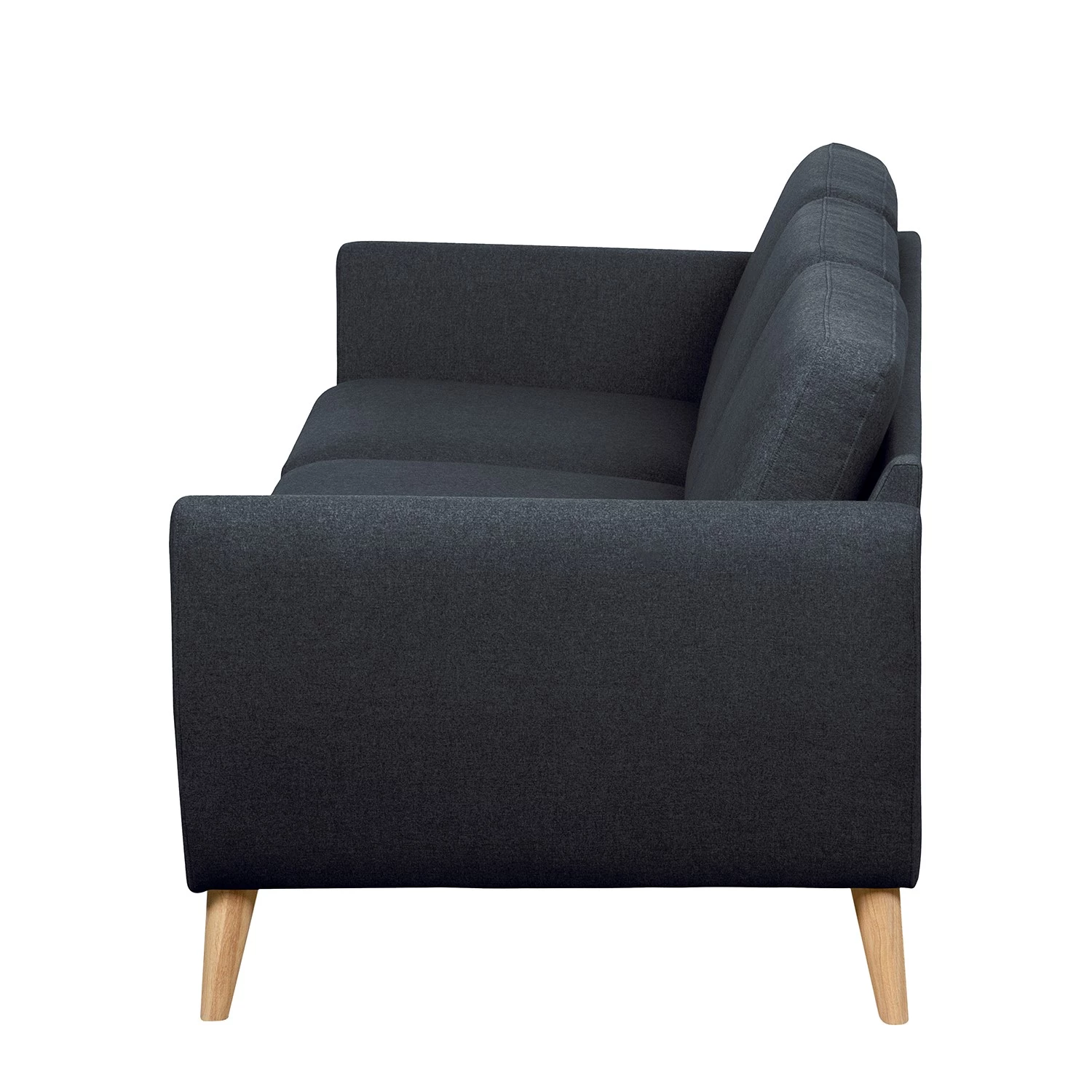 Mørteens Canapé Kustavi (3 places) - Tissu structuré - Bleu foncé 7 Mørteens Canapé Kustavi (3 places) - Tissu structuré - Bleu foncé – Image 5