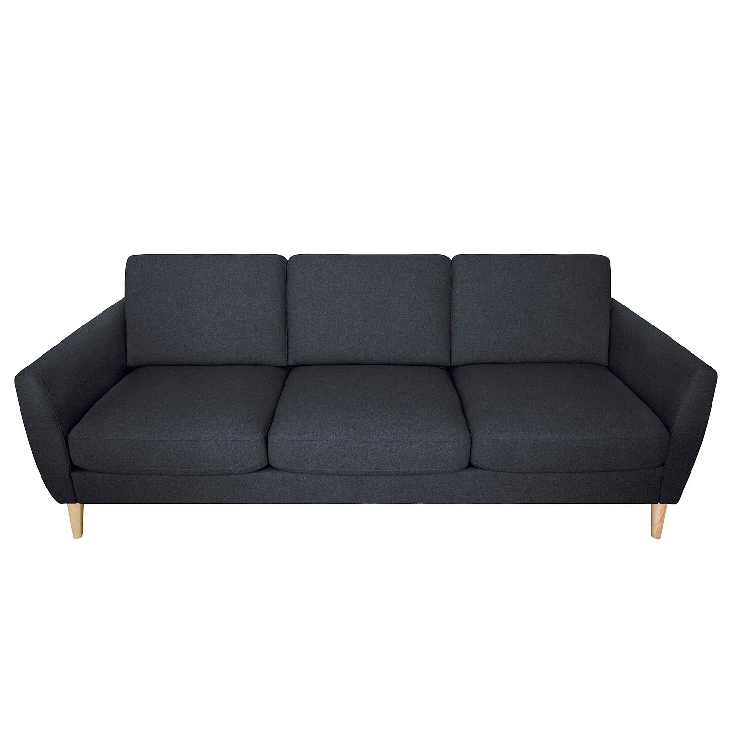 Mørteens Canapé Kustavi (3 places) - Tissu structuré - Bleu foncé 9 Mørteens Canapé Kustavi (3 places) - Tissu structuré - Bleu foncé – Image 7