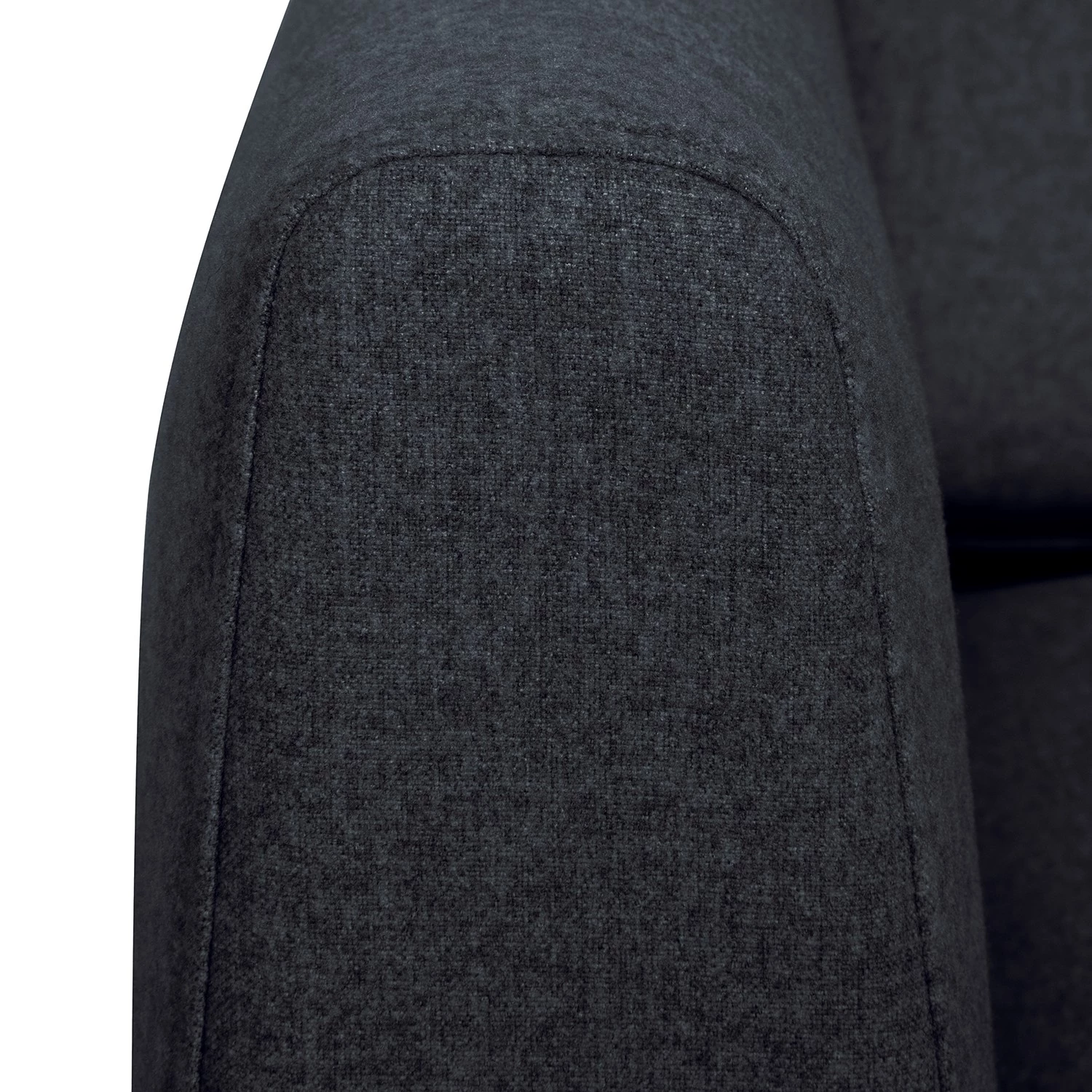 Mørteens Canapé panoramique Kustavi - Tissu structuré - Bleu foncé 13 Mørteens Canapé panoramique Kustavi - Tissu structuré - Bleu foncé – Image 11