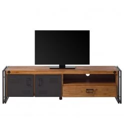 Ars manufacti Meuble TV Manchester IV - Acacia massif / Métal - Acacia / Anthracite 22 Ars manufacti Meuble TV Manchester IV - Acacia massif / Métal - Acacia / Anthracite -Meubles de salon Soldes 1000210954 201008 16414100002 DETAILS P000000001000210954