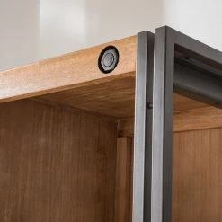 Ars manufacti Étagère Manchester VII - Acacia massif / Métal - Acacia / Anthracite -Meubles de salon Soldes 1000210955 210121 12574700010 DETAILS P000000001000210955