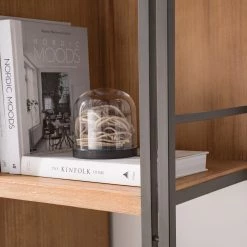 Ars manufacti Étagère Manchester VII - Acacia massif / Métal - Acacia / Anthracite -Meubles de salon Soldes 1000210955 210121 12574700011 DETAILS P000000001000210955