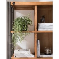 Ars manufacti Étagère Manchester VII - Acacia massif / Métal - Acacia / Anthracite -Meubles de salon Soldes 1000210955 210121 12574700012 DETAILS P000000001000210955