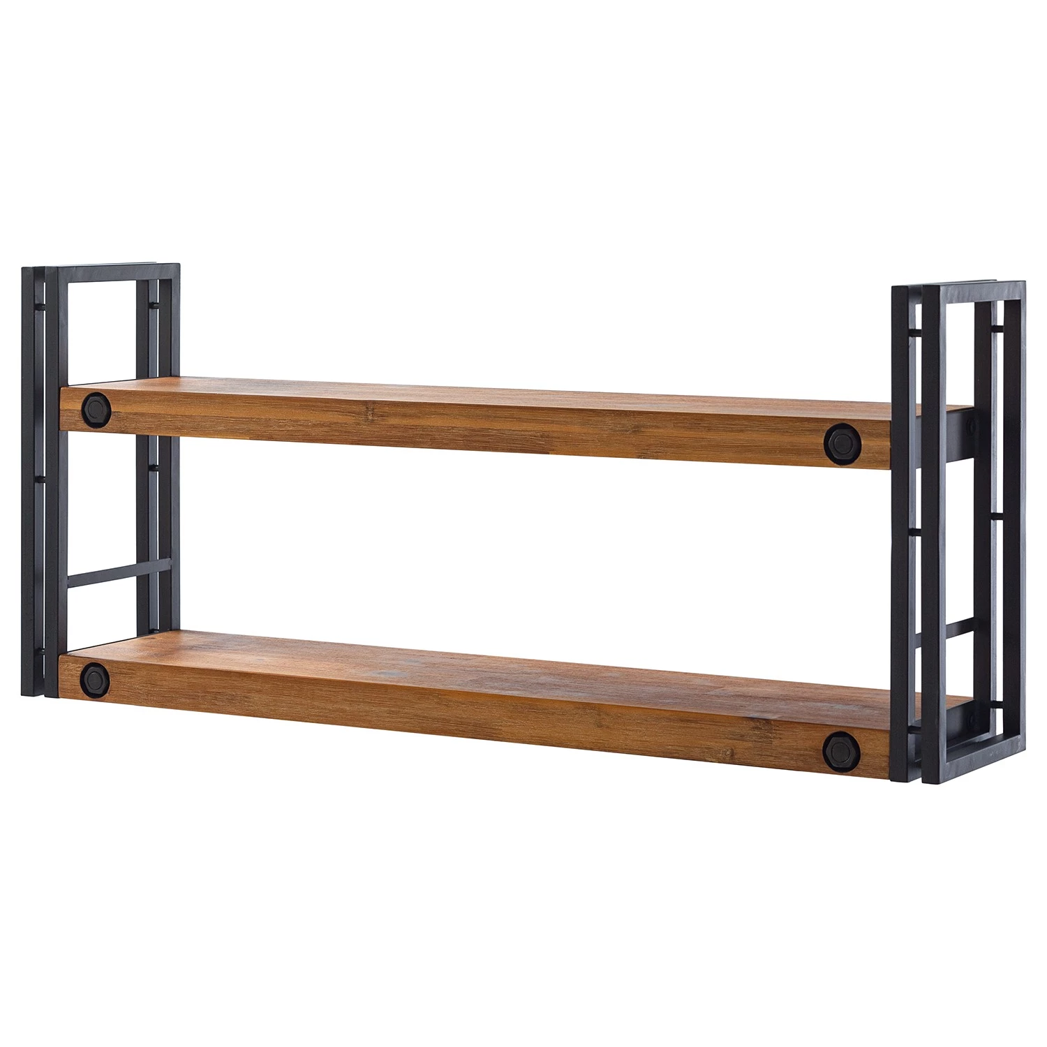 Ars manufacti Étagère murale Manchester II - Acacia massif / Métal - Acacia / Anthracite 3 Ars manufacti Étagère murale Manchester II - Acacia massif / Métal - Acacia / Anthracite