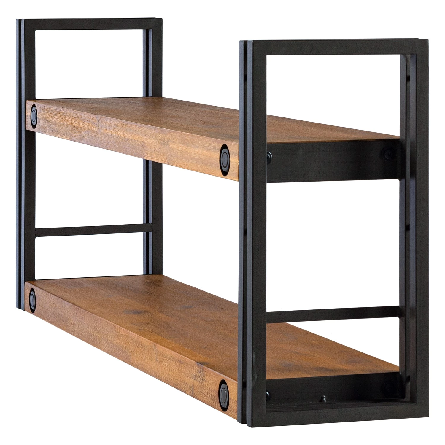 Ars manufacti Étagère murale Manchester II - Acacia massif / Métal - Acacia / Anthracite 7 Ars manufacti Étagère murale Manchester II - Acacia massif / Métal - Acacia / Anthracite – Image 5