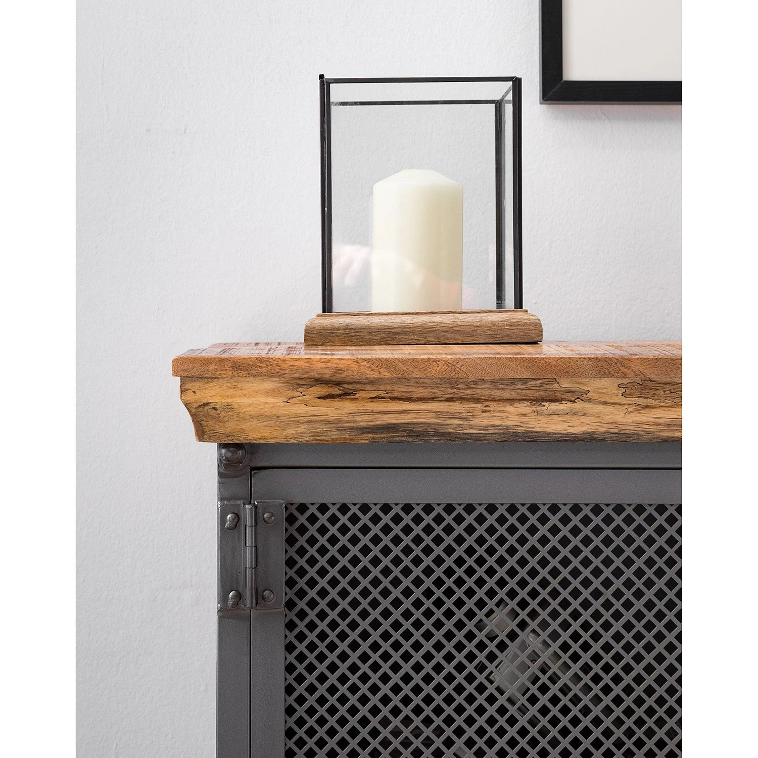 Ars manufacti Buffet Hunter II - Manguier massif / Métal - Manguier / Gris bleu 13 Ars manufacti Buffet Hunter II - Manguier massif / Métal - Manguier / Gris bleu – Image 11