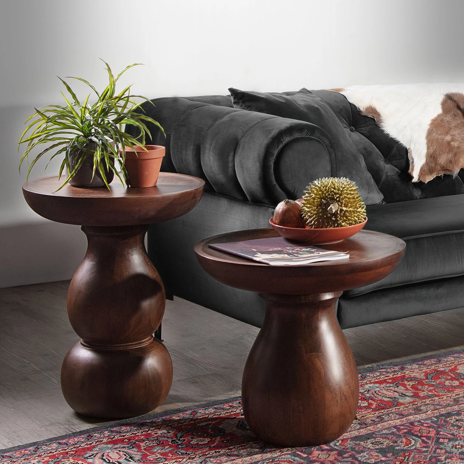 Naturoo Bout de canapé Brookwood II - Manguier massif - Manguier foncé 9 Naturoo Bout de canapé Brookwood II - Manguier massif - Manguier foncé – Image 7