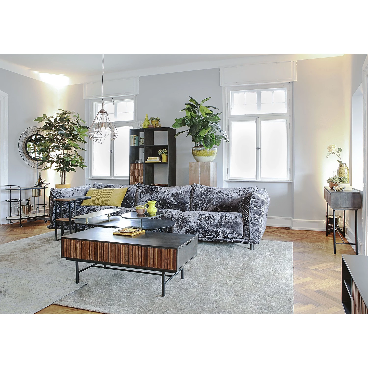 Red Living Table basse Wexford I - Manguier massif / Marbre - Manguier /Marbre noir 4 Red Living Table basse Wexford I - Manguier massif / Marbre - Manguier /Marbre noir – Image 2