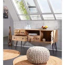 Red Living Buffet Latta - Manguier massif / Métal - Manguier / Noir 11 Red Living Buffet Latta - Manguier massif / Métal - Manguier / Noir -Meubles de salon Soldes 1000211455 220316 021 MOOD DETAILS P000000001000211455 mood