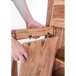 Naturoo Commode Nyack I - Manguier massif / Vannerie - Manguier / Doré -Meubles de salon Soldes 1000211468 210217 11363700009 DETAILS P000000001000211468