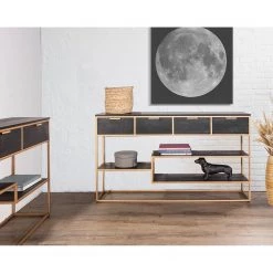 Jack & Alice Console Harbin - Acacia massif / Métal - Acacia noir / Doré 10 Jack & Alice Console Harbin - Acacia massif / Métal - Acacia noir / Doré -Meubles de salon Soldes 1000211471 210129 15382700002 MOOD DETAILS P000000001000211471 mood