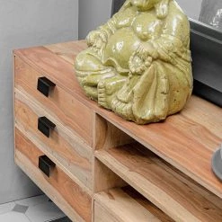 Naturoo Meuble TV Nigg - Sheesham massif / Métal - Sheesham / Noir -Meubles de salon Soldes 1000211480 200504 13495400272 DETAILS P000000001000211480