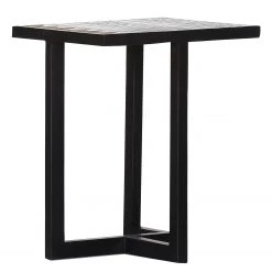 Red Living Bout de canapé Edgewood V - Manguier massif - Manguier noir / Manguier