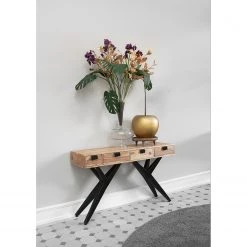 Naturoo Console Nigg - Sheesham massif / Métal - Sheesham / Noir 6 Naturoo Console Nigg - Sheesham massif / Métal - Sheesham / Noir -Meubles de salon Soldes 1000211512 200504 13500300347 MOOD DETAILS P000000001000211512 mood