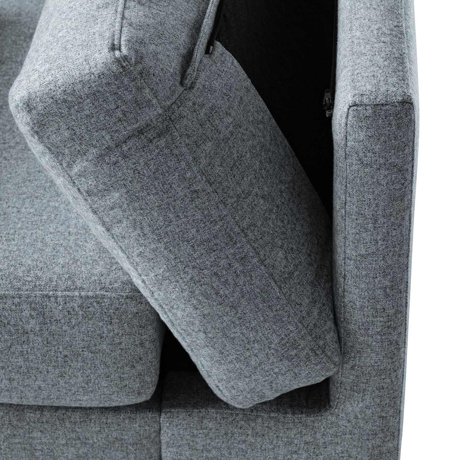 Studio Copenhagen 2 places Canapé COSO Classic+ - Tissu Inze: Gris bleu - Chrome brillant 17 Studio Copenhagen 2 places Canapé COSO Classic+ - Tissu Inze: Gris bleu - Chrome brillant – Image 15