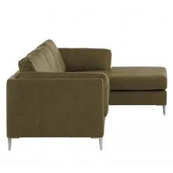 Studio Copenhagen Canapé d’angle COSO Classic+ méridienne - Cuir véritable Taru : Vert olive - Largeur : 246 cm - Méridienne courte à droite (vue de face) - Chrome brillant 31 Studio Copenhagen Canapé d’angle COSO Classic+ méridienne - Cuir véritable Taru : Vert olive - Largeur : 246 cm - Méridienne courte à droite (vue de face) - Chrome brillant -Meubles de salon Soldes 1000211865 200811 17153500271 DETAILS P000000001000211865