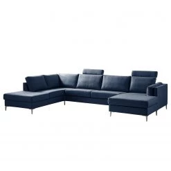 Studio Copenhagen Canapé panoramique COSO Classic+ - Tissu Inze: Bleu - Méridienne courte à droite / longue à gauche (vue de face) - Coffre de lit - Chrome brillant 39 Studio Copenhagen Canapé panoramique COSO Classic+ - Tissu Inze: Bleu - Méridienne courte à droite / longue à gauche (vue de face) - Coffre de lit - Chrome brillant -Meubles de salon Soldes 1000212003 200811 17090901482 DETAILS P000000001000212003