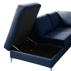 Studio Copenhagen Canapé panoramique COSO Classic+ - Tissu Inze: Bleu - Méridienne courte à droite / longue à gauche (vue de face) - Coffre de lit - Chrome brillant 55 Studio Copenhagen Canapé panoramique COSO Classic+ - Tissu Inze: Bleu - Méridienne courte à droite / longue à gauche (vue de face) - Coffre de lit - Chrome brillant -Meubles de salon Soldes 1000212003 200811 17091301491 DETAILS P000000001000212003