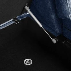 Studio Copenhagen Canapé panoramique COSO Classic+ - Tissu Inze: Bleu - Méridienne courte à droite / longue à gauche (vue de face) - Coffre de lit - Chrome brillant 56 Studio Copenhagen Canapé panoramique COSO Classic+ - Tissu Inze: Bleu - Méridienne courte à droite / longue à gauche (vue de face) - Coffre de lit - Chrome brillant -Meubles de salon Soldes 1000212003 200811 17091401492 DETAILS P000000001000212003