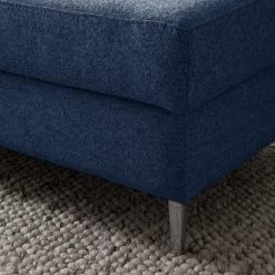 Studio Copenhagen Canapé panoramique COSO Classic+ - Tissu Inze: Bleu - Méridienne courte à droite / longue à gauche (vue de face) - Coffre de lit - Chrome brillant 40 Studio Copenhagen Canapé panoramique COSO Classic+ - Tissu Inze: Bleu - Méridienne courte à droite / longue à gauche (vue de face) - Coffre de lit - Chrome brillant -Meubles de salon Soldes 1000212003 200923 09520700639 DETAILS P000000001000212003