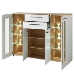 Red Living Buffet haut Parolin - Avec éclairage - Blanc 17 Red Living Buffet haut Parolin - Avec éclairage - Blanc -Meubles de salon Soldes 1000212344 200507 14290000086 DETAILS P000000001000212344