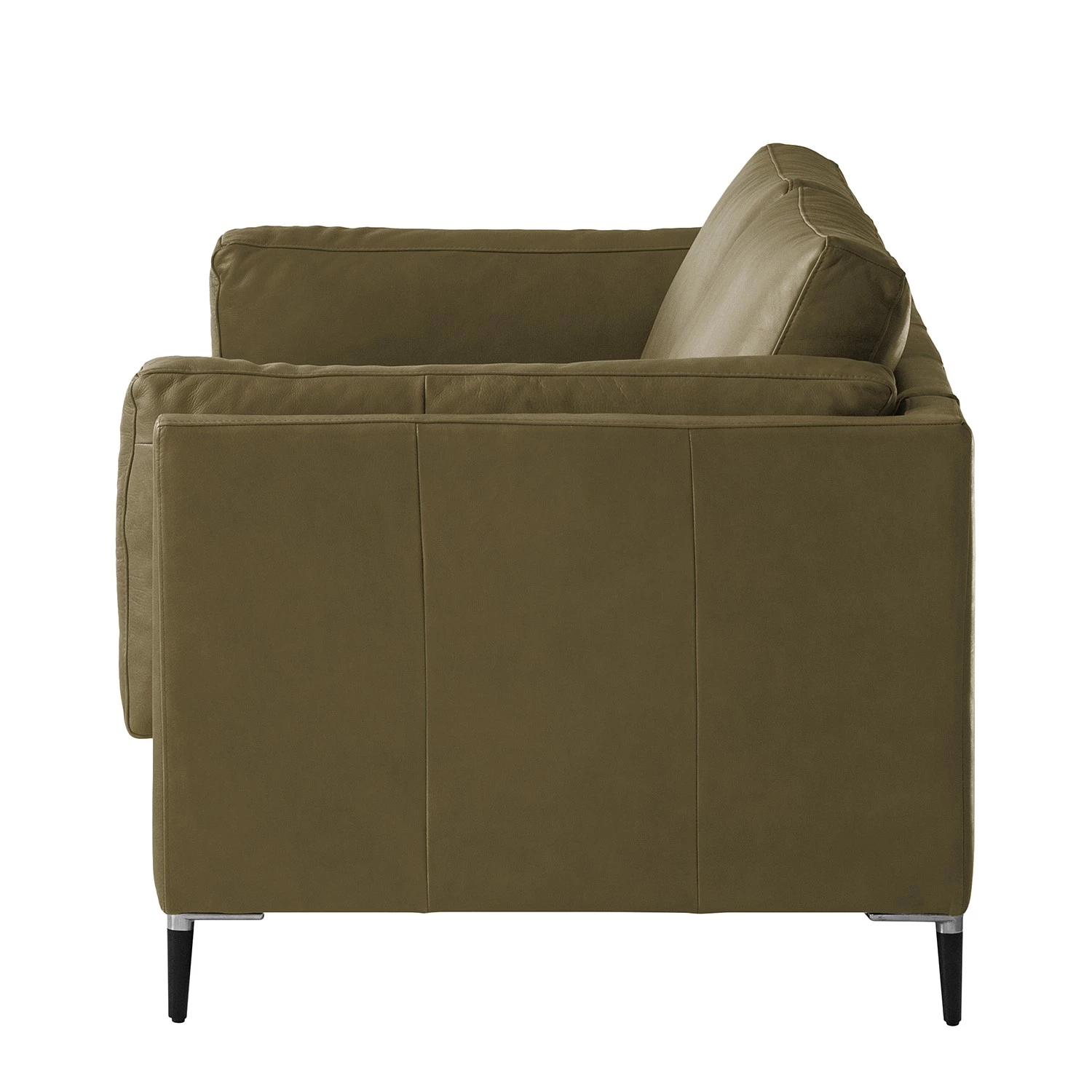 Studio Copenhagen 2 places Canapé COSO Classic+ - Cuir véritable Taru : Vert olive - Noir 8 Studio Copenhagen 2 places Canapé COSO Classic+ - Cuir véritable Taru : Vert olive - Noir – Image 6